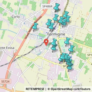 Mappa Via Achille Grandi, 41043 Formigine MO, Italia (1.127)