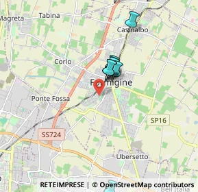 Mappa Via Achille Grandi, 41043 Formigine MO, Italia (2.22154)