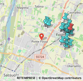 Mappa Via Fontana Sud, 41043 Formigine MO, Italia (2.259)