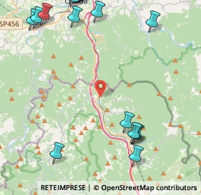 Mappa Via Martiri della Benedicta, 16010 Rossiglione GE, Italia (6.5235)