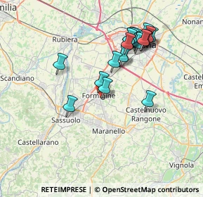 Mappa Via Giovanni Amendola, 41043 Formigine MO, Italia (7.33)