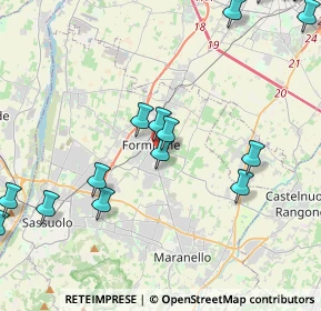 Mappa Via Giovanni Amendola, 41043 Formigine MO, Italia (6.279)