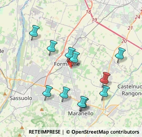 Mappa Via Giovanni Amendola, 41043 Formigine MO, Italia (3.79636)