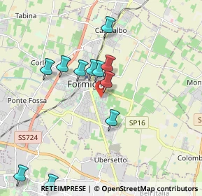 Mappa Via Giovanni Amendola, 41043 Formigine MO, Italia (1.85364)