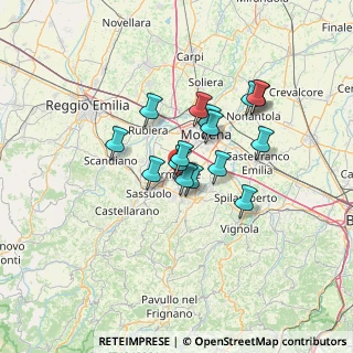 Mappa Via Angelo Picelli, 41043 Formigine MO, Italia (10.24625)