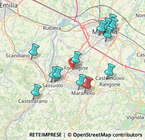 Mappa Via Rieti, 41043 Formigine MO, Italia (7.75923)