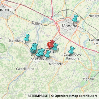 Mappa Via Rieti, 41043 Formigine MO, Italia (5.79)