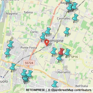 Mappa Via Rieti, 41043 Formigine MO, Italia (3.028)