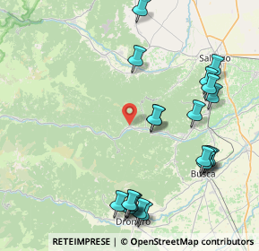 Mappa Via San Sebastiano, 12020 Brossasco CN (9.8475)