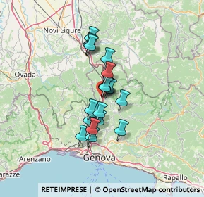 Mappa Via Milano, 16012 Busalla GE, Italia (9.352)