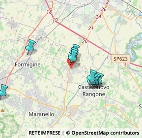 Mappa Via Enrico Caruso, 41051 Castelnuovo Rangone MO, Italia (5.29267)