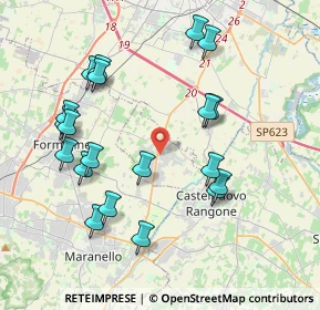 Mappa Via Enrico Caruso, 41051 Castelnuovo Rangone MO, Italia (4.1945)