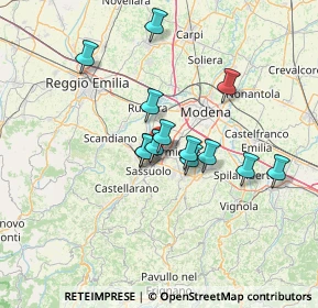 Mappa Via dei Tipografi, 41049 Sassuolo MO, Italia (10.97)