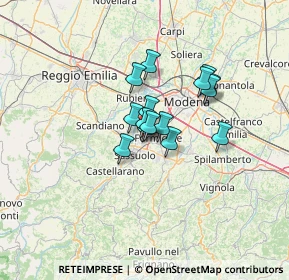 Mappa Via dei Tipografi, 41049 Sassuolo MO, Italia (8.372)