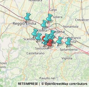 Mappa Via dei Tipografi, 41049 Sassuolo MO, Italia (7.82)