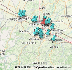 Mappa Via dei Tipografi, 41049 Sassuolo MO, Italia (10.44278)