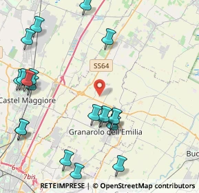 Mappa Via Savena Abbandonato, 40057 Granarolo dell'Emilia BO, Italia (5.2775)