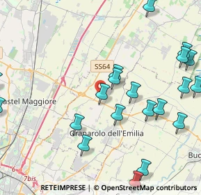 Mappa Via Savena Abbandonato, 40057 Granarolo dell'Emilia BO, Italia (5.257)