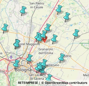 Mappa Via Savena Abbandonato, 40057 Granarolo dell'Emilia BO, Italia (9.1525)