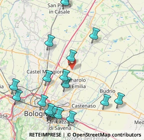 Mappa Via Savena Abbandonato, 40057 Granarolo dell'Emilia BO, Italia (10.30842)