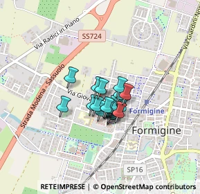 Mappa Via c. Battisti, 41043 Formigine MO, Italia (0.2335)