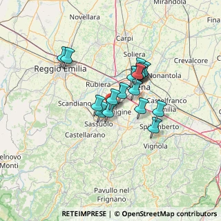 Mappa Via Spontini, 41043 Formigine MO, Italia (10.23941)