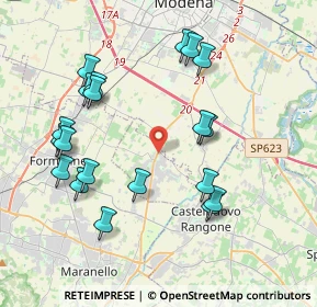 Mappa Via S. Quasimodo, 41051 Castelnuovo Rangone MO, Italia (4.198)