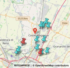 Mappa Piazza Giorgio Amendola, 40013 Castel Maggiore BO, Italia (3.84643)