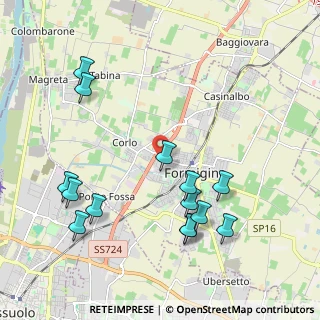 Mappa Via Gioacchino Rossini, 41043 Formigine MO, Italia (2.31857)