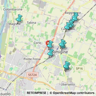 Mappa Via Gioacchino Rossini, 41043 Formigine MO, Italia (2.1825)