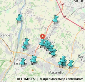 Mappa Via Gioacchino Rossini, 41043 Formigine MO, Italia (4.33188)