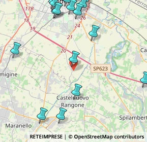 Mappa Stradello Portile, 41126 Portile MO, Italia (6.0975)