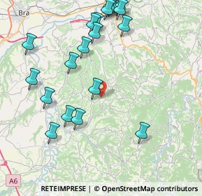 Mappa Località Pozzetti, 12050 Roddino CN, Italia (9.8015)