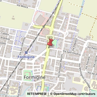 Mappa Via Giacomo Matteotti, 6, 41043 Formigine, Modena (Emilia Romagna)
