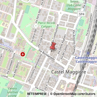 Mappa Via della Costituzione, 1, 40013 Castel Maggiore, Bologna (Emilia Romagna)