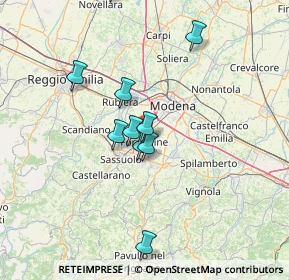Mappa 41043 Formigine MO, Italia (15.68636)