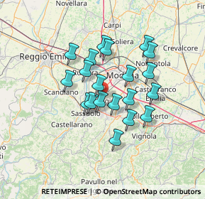 Mappa 41043 Formigine MO, Italia (10.9695)