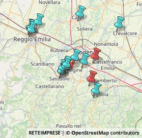 Mappa 41043 Formigine MO, Italia (13.20688)