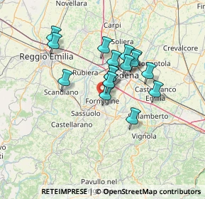 Mappa 41043 Formigine MO, Italia (10.945)