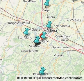 Mappa 41043 Formigine MO, Italia (18.012)