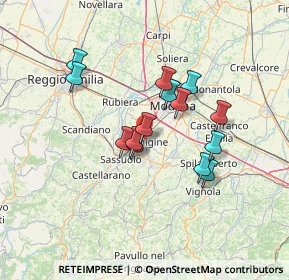 Mappa 41043 Formigine MO, Italia (11.24786)