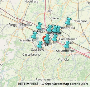 Mappa 41043 Formigine MO, Italia (8.26727)