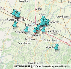 Mappa 41043 Formigine MO, Italia (13.20313)