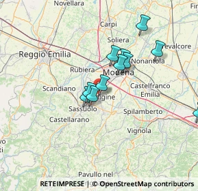 Mappa 41043 Formigine MO, Italia (11.86364)