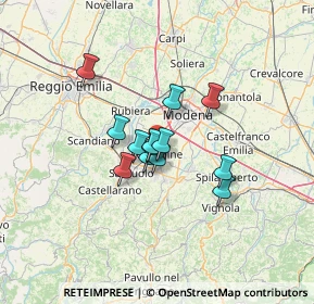 Mappa 41043 Formigine MO, Italia (8.67462)