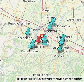 Mappa 41043 Formigine MO, Italia (10.7)