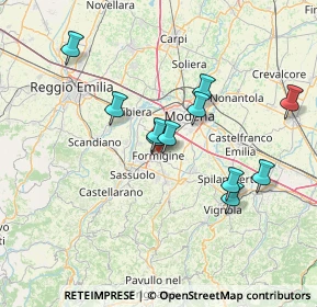 Mappa 41043 Formigine MO, Italia (12.89545)