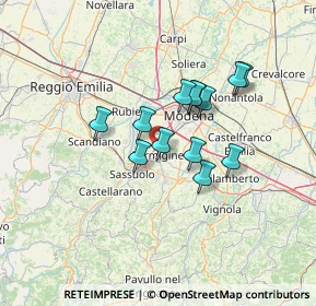 Mappa 41043 Formigine MO, Italia (10.41231)