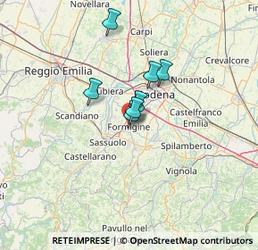 Mappa 41043 Formigine MO, Italia (29.225)