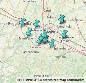 Mappa 41043 Formigine MO, Italia (10.30286)